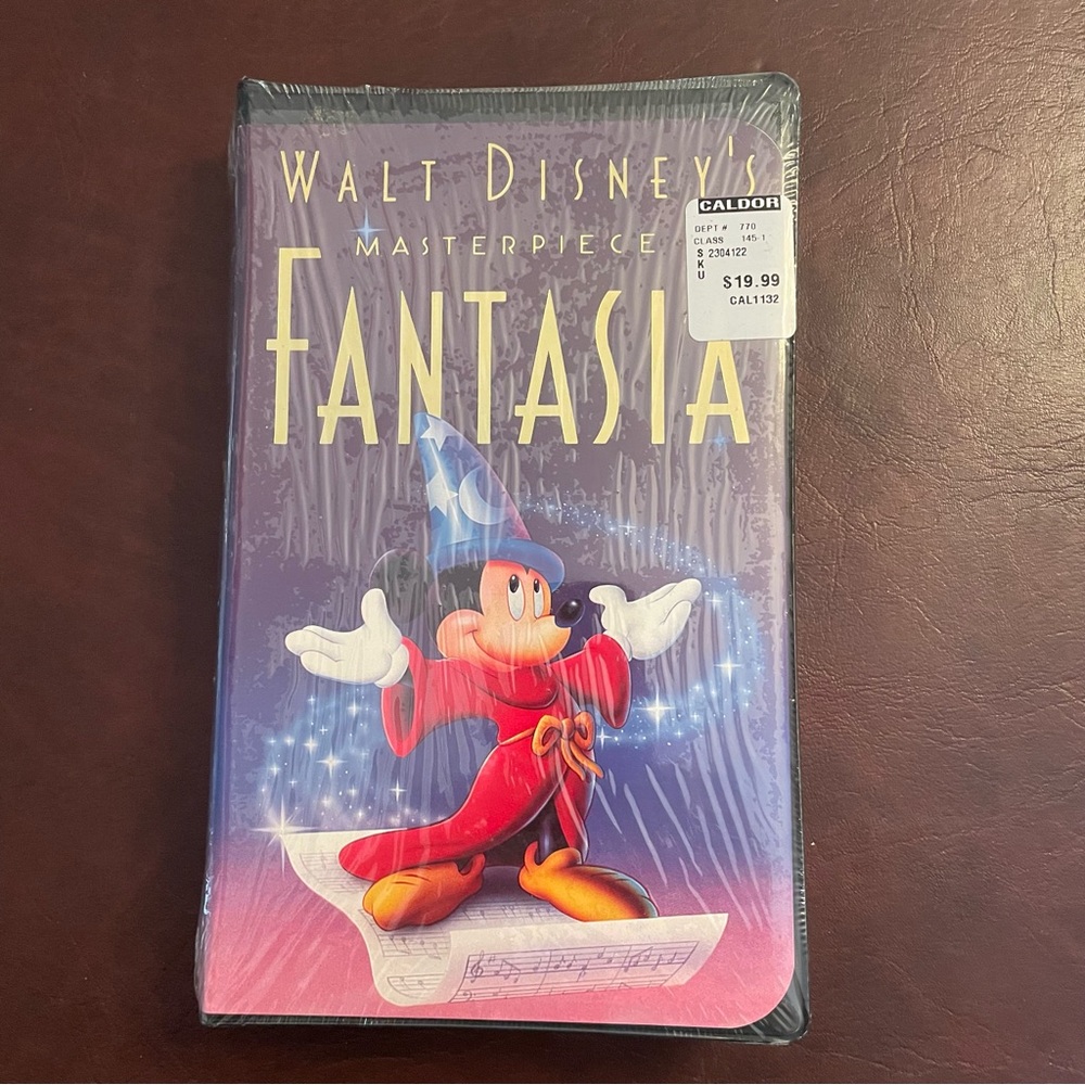 Fantasia -Factory seal VHS limited edition Walt Disney Black Diamond Collection
